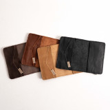 Leather Passport Holder - Brown - 6