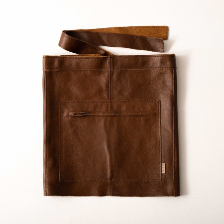 Leather Waiter Half-Apron - Butterscotch