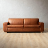 Karoo 3-Seater Leather Couch - Butterscotch - 1