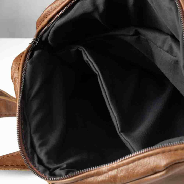 Cedar Leather Laptop Bag - Pepper - 3