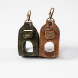 Leather Padel Ball Sling Holder - Butterscotch - 5