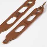 Leather Padel Ball Sling Holder - Butterscotch - 6
