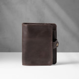 Leather Cable & Tech Organiser (Electronic Travel Pouch) - Brown - 1