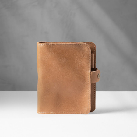 Leather Cable & Tech Organiser (Electronic Travel Pouch) - Caramel