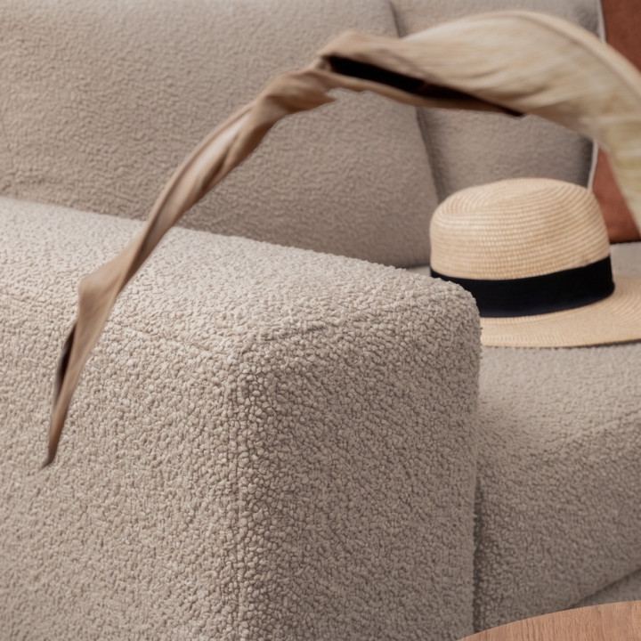 Karoo 2-Seater Fabric Couch - Cumin - 3