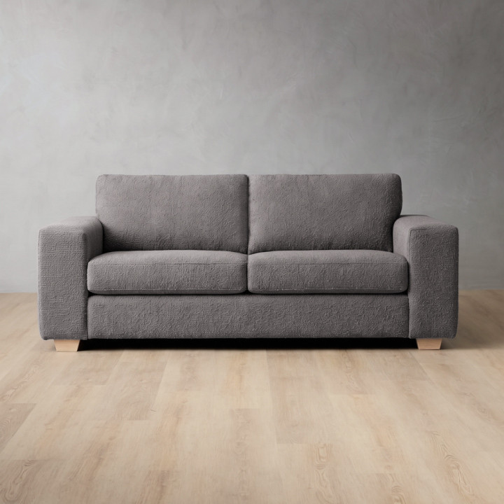 Karoo 2-Seater Fabric Couch - Fennel Grey - 1