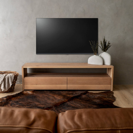 Linear TV Unit 1.8m - Oak - 1