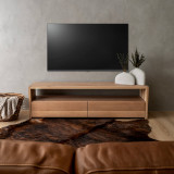 Linear TV Unit 1.8m - Oak - 1