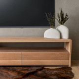 Linear TV Unit 1.8m - Oak - 3