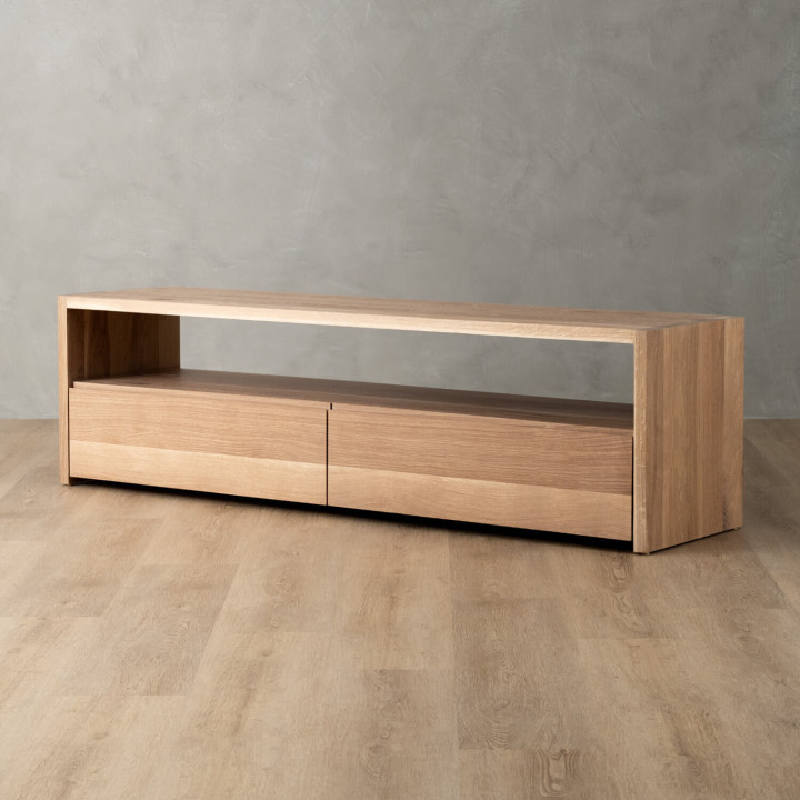 Linear TV Unit 1.8m - Oak - 6