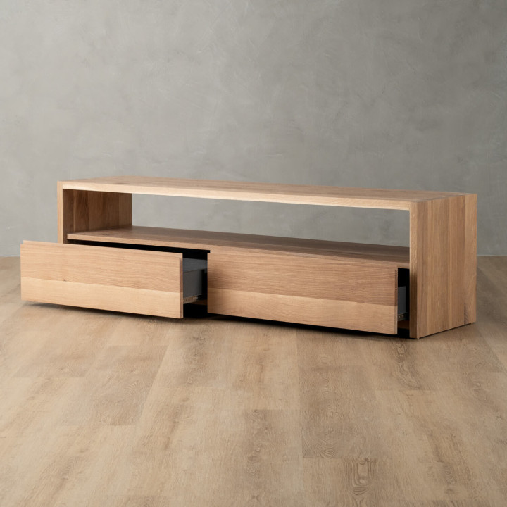 Linear TV Unit 1.8m - Oak - 7