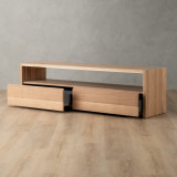 Linear TV Unit 1.8m - Oak - 7