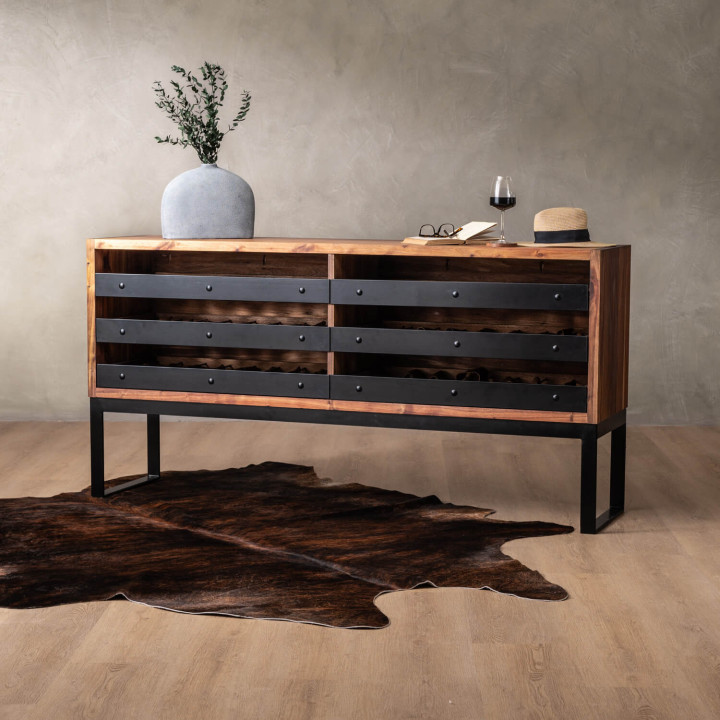 Large Sahara Wine Rack - Blackwood - 1