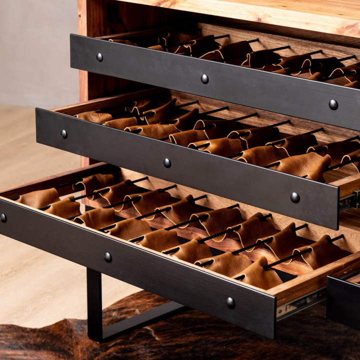 Large Sahara Wine Rack - Blackwood - 4