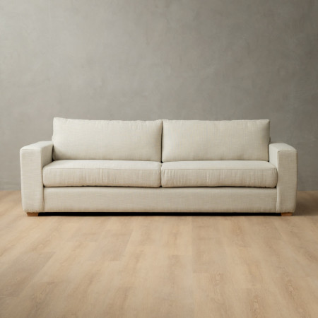 Clanwilliam 4-Seater Fabric Couch - Jaipur Ivory - 1