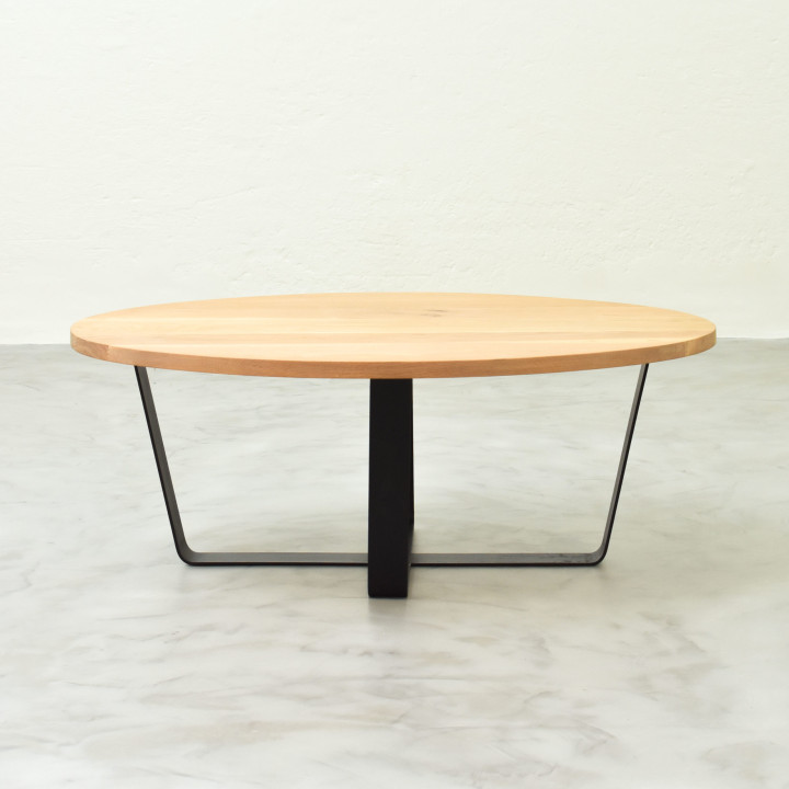 Oval Coffee Table - Blackwood - 2