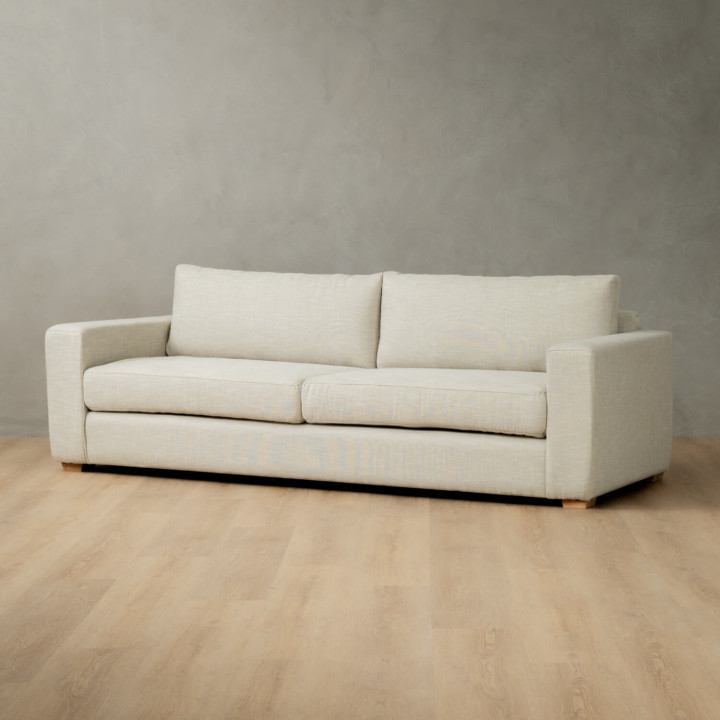 Clanwilliam 4-Seater Fabric Couch - Jaipur Ivory - 3