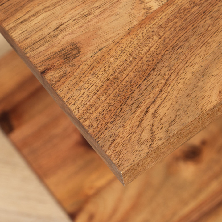 C-Shape Side Table - Blackwood - 7