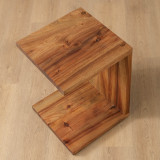 C-Shape Side Table - Blackwood - 8