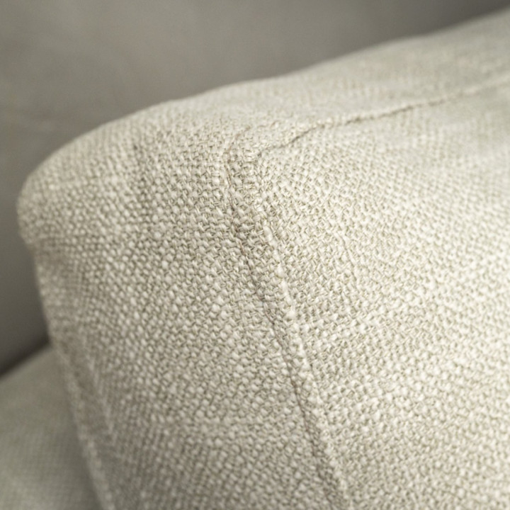 Clanwilliam 4-Seater Fabric Couch - Jaipur Ivory - 5