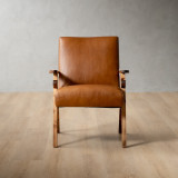 Gariep Leather Armchair - Blackwood - Butterscotch - 4