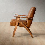 Gariep Leather Armchair - Blackwood - Butterscotch - 5