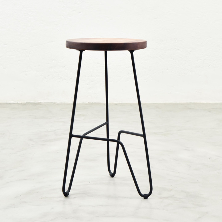 Springbok Counter Bar Stool - Blackwood - 1