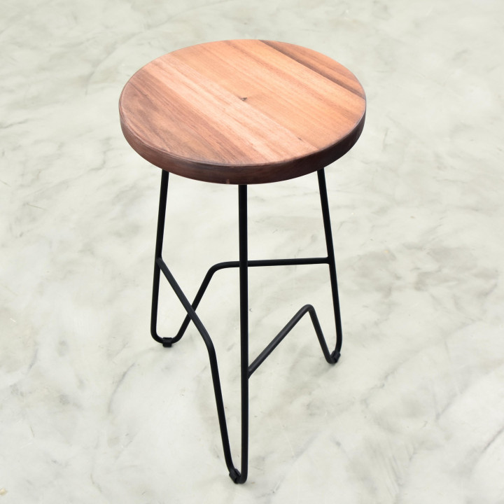 Springbok Counter Bar Stool - Blackwood - 2