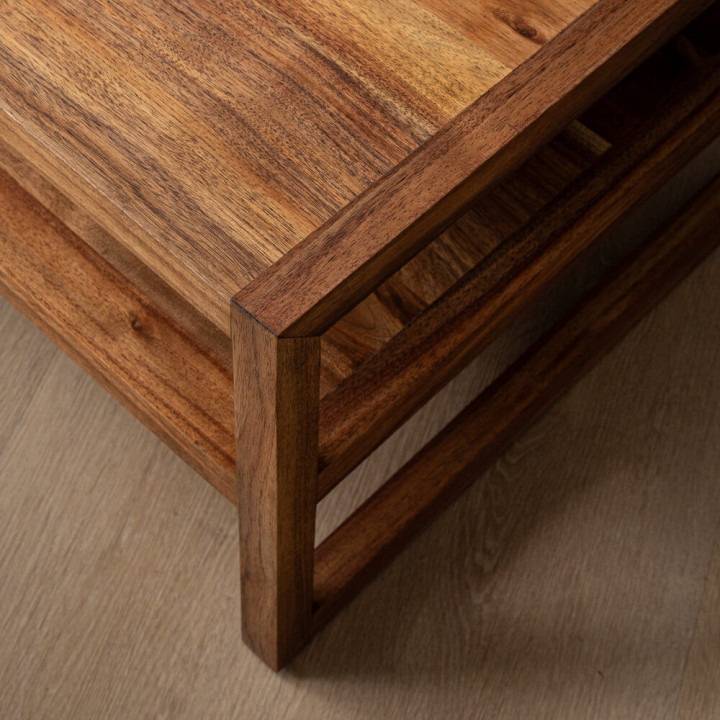 Swazi Coffee Table - Blackwood - 9