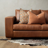 2.2m Westerman Leather Couch - Butterscotch - 4