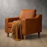 Douglas Leather Armchair - Ginger - 3