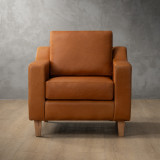 Douglas Leather Armchair - Ginger - 4