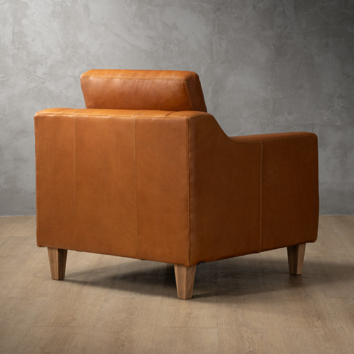 Douglas Leather Armchair - Ginger - 6
