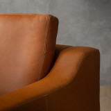 Douglas Leather Armchair - Ginger - 7