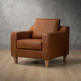 Douglas Leather Armchair - Butterscotch - 1