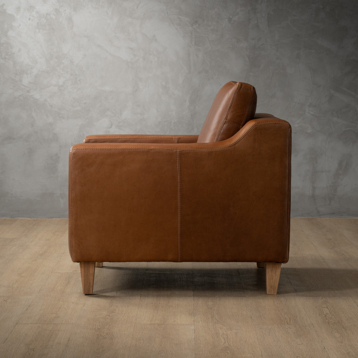 Douglas Leather Armchair - Butterscotch - 4