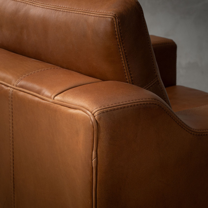 Douglas Leather Armchair - Butterscotch - 6