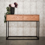 Tankwa Server Two Drawer - Old Brown Oak Veneer - 2