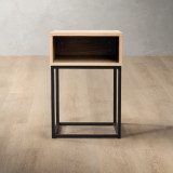 Tankwa Pedestal - Small - Oak - Pale Wheat - 1