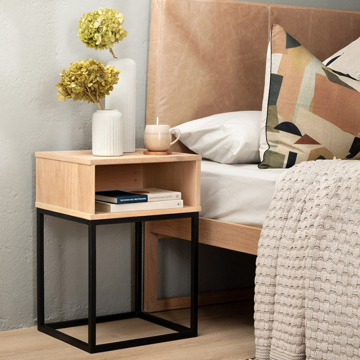 Tankwa Pedestal - Small - Oak - Pale Wheat - 2