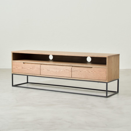 Tankwa TV Unit 1.6m - Veneer - Pale Wheat