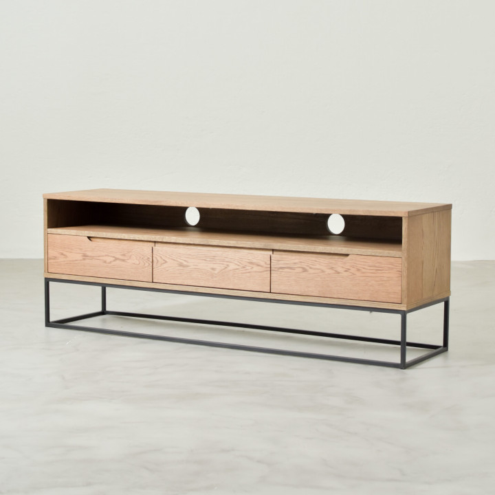 Tankwa TV Unit 1.6m - Veneer - Pale Wheat - 1