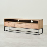 Tankwa TV Unit 1.6m - Veneer - Pale Wheat - 1
