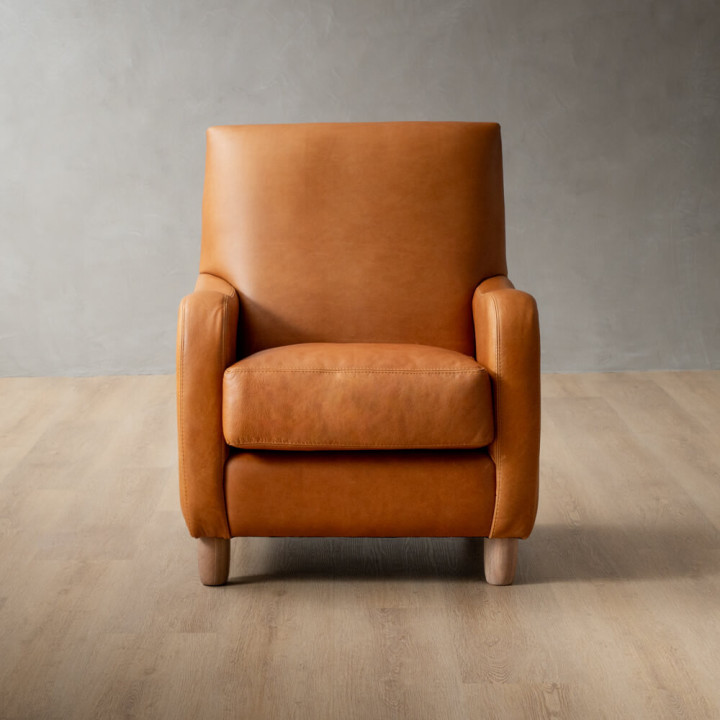 Midlands Leather Armchair - Ginger - 5