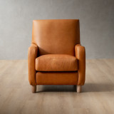 Midlands Leather Armchair - Ginger - 5