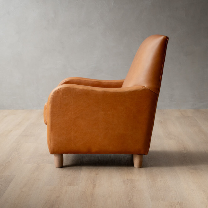 Midlands Leather Armchair - Ginger - 6