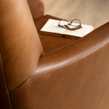 Midlands Leather Armchair - Butterscotch - 3