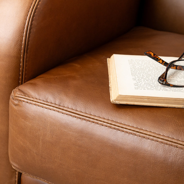 Midlands Leather Armchair - Butterscotch - 5