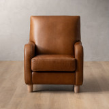 Midlands Leather Armchair - Butterscotch - 6