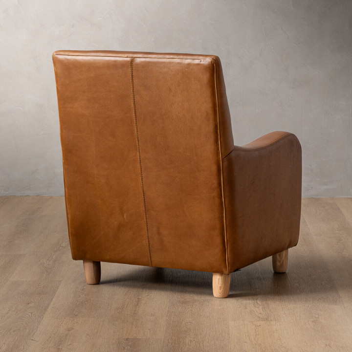 Midlands Leather Armchair - Butterscotch - 8